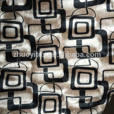 new curtaindigital printing velvet fabric